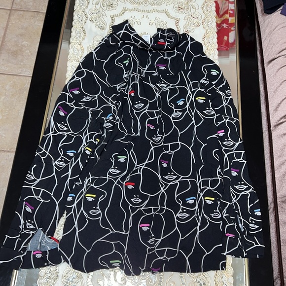 Twik black and white long sleeved button down shirt - Picture 2 of 2
